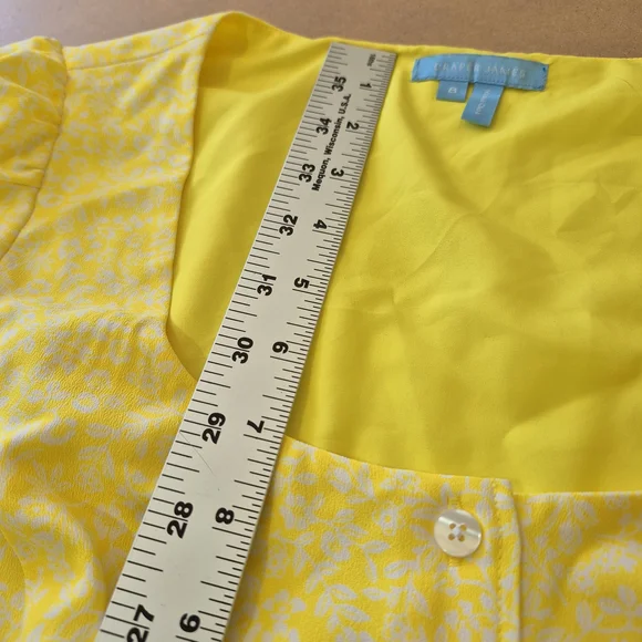 Draper James Sunny Yellow Floral Midi Dress - Picture 8 of 8